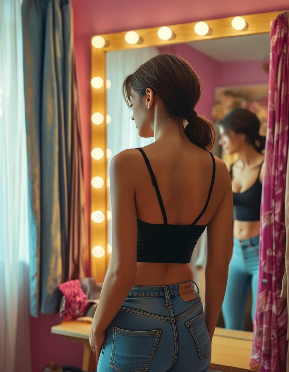 Why Leggings That Fit Perfectly in the Fitting Room Somehow Don't Fit the Same at Home